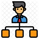 Trabalho Em Equipe Empresa Organizacao Ícone