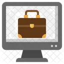 Trabalho on-line  Ícone