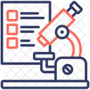 Tracabilite Rapport Microscope Icône