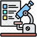 Tracabilite Rapport Microscope Icône