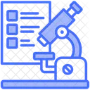 Tracabilite Rapport Microscope Icône