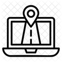 Traccia Percorso Posizione Mobile Pinpointer Icon