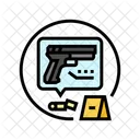 Trace Evidence Crime Icon