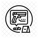 Trace Evidence Crime Icon