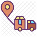 Track Delivery Delivery Route Delivery Truck Icon
