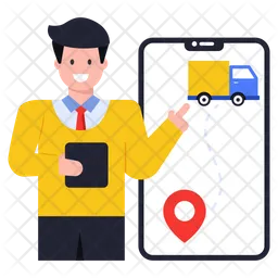 Track Delivery  Icon