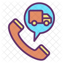Track Delivery Call  Icon