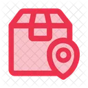 Track Location Package Icon