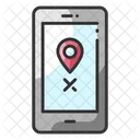 Track Location Track Criminal Smartphone Location Icon