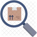 Cardboard Magnifying Glass Icon