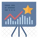 Track Point Chart Icon