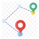 Track Route Way Journey Icon