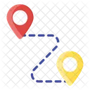 Track Route Way Journey Icon