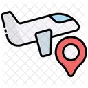 Tracker Trip Airplane Icon