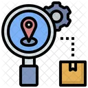 Tracking Trace Location Icon