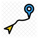 Tracking Location Map Icon