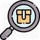 Tracking Loupe Magnifying Glass Icon
