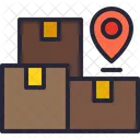 Tracking Pin Delivery Icon