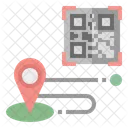 Tracking Gps Qr Code Icon