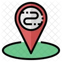 Tracking Gps Route Icon