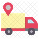 Tracking Cargo Shipment Tacking Truck Logistics Delivery Icon
