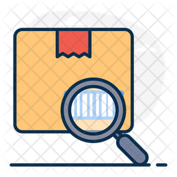 Tracking Code Icon - Download in Colored Outline Style