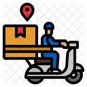 Tracking Delivery Delivery Bike Delivery Icon