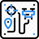 Tracking Drohne Navigation Symbol