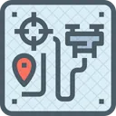 Tracking Drone Device Icon