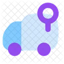 Tracking Trucking Location Icon