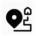 Tracking Map Navigation Icon