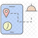 Tracking Lineal Color Icon Icon