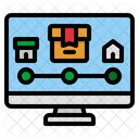 Tracking Package Tracking Parcel Shipping Icon