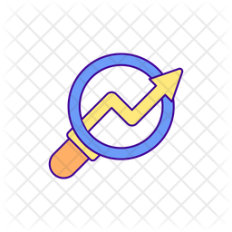 Tracking positive dynamics Icon - Download in Colored Outline Style