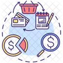 Tracking spending  Icon