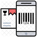 Tracking Nummer Logistik Symbol