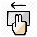 Trackpad Scroll Left Icon