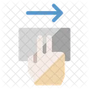Trackpad Scroll Right Icon