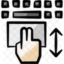 Trackpad Scroll Vertical Icon