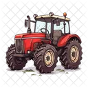 Tractor Vehiculo Agricultura Icono