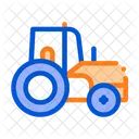 Farmland Tractor Vehicle Icon