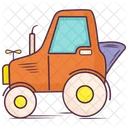 Tractor Agricultural Machinery Farmer Truck Icon