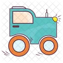 Tractor Agricultural Machinery Farmer Truck Icon
