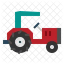 Farm Tractor Vehicle Icon