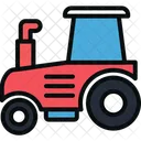 농장 트랙터 차량 아이콘