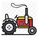 트랙터 농업 기계 농업용 트랙터 아이콘