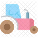 트랙터 트랙터 농업용 차량 아이콘