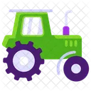 트랙터 농업 기계 농업용 트랙터 아이콘