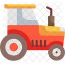 Tractor Agriculture Transportation Icon