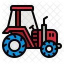 Tractor Harvest Agriculture Icon